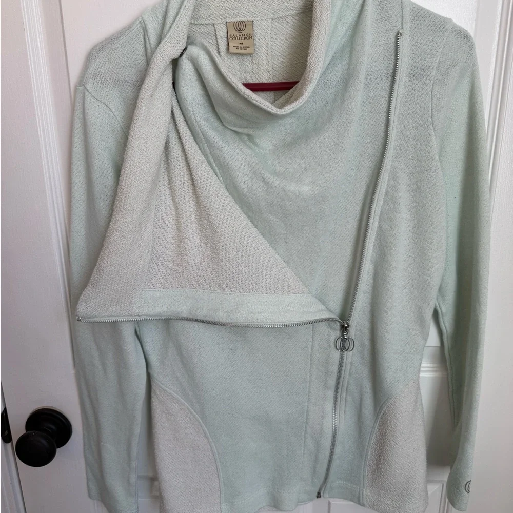 3/$15 | Balance Collection Mint Cowl Neck Sweater - Picture 3 of 6